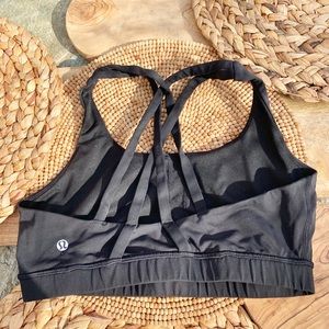 Lululemon Criss-cross back bra size 10 black